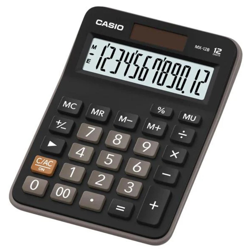 Casio Calculadora De Mini Escritorio MX-12B-BK