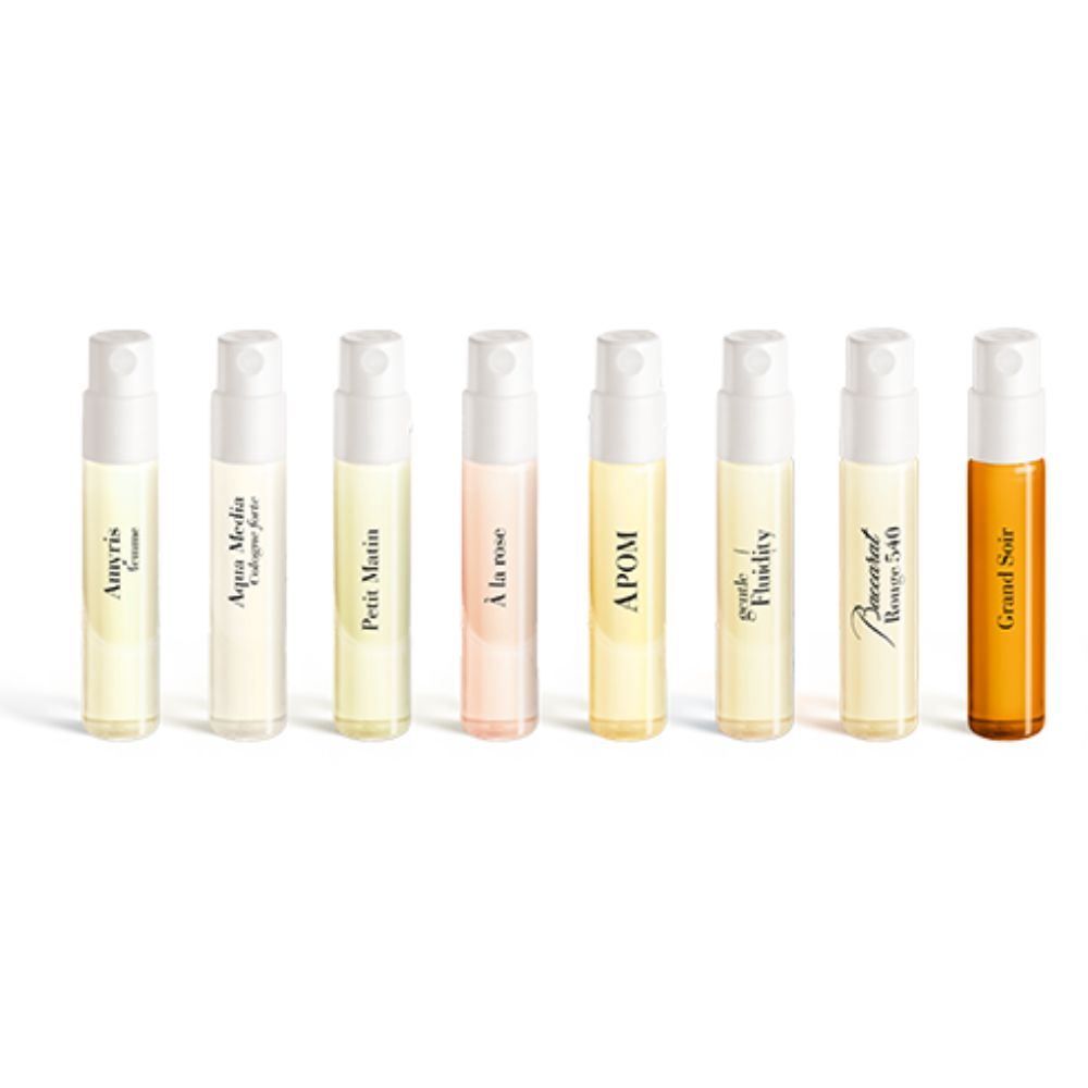 Maison Francis Kurkdjian Paris Le Vestiaire Olfactif Collection Découverte Pour Femme 8x2ml