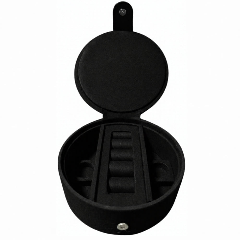 Mini Joyero Jewelry Organizer Black Floral