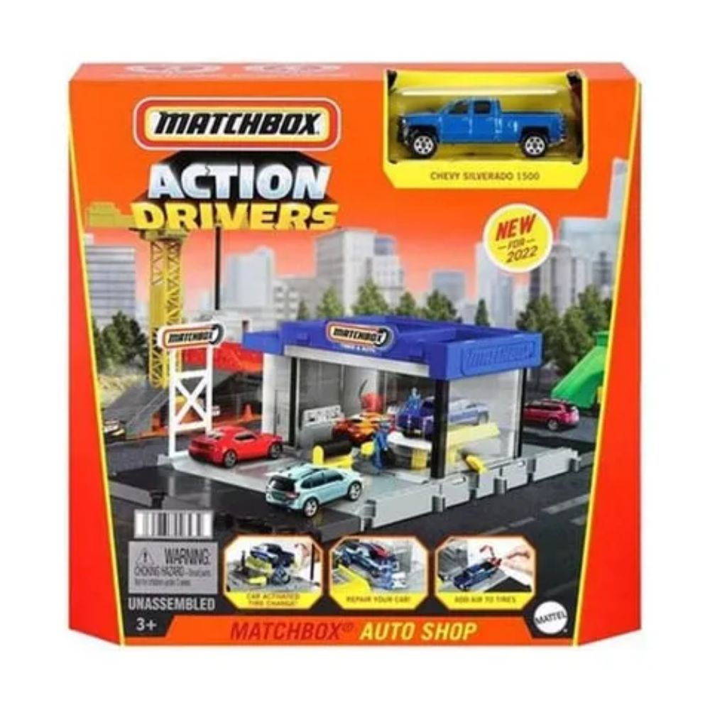 Matchbox Action Drivers Auto Shop 3+