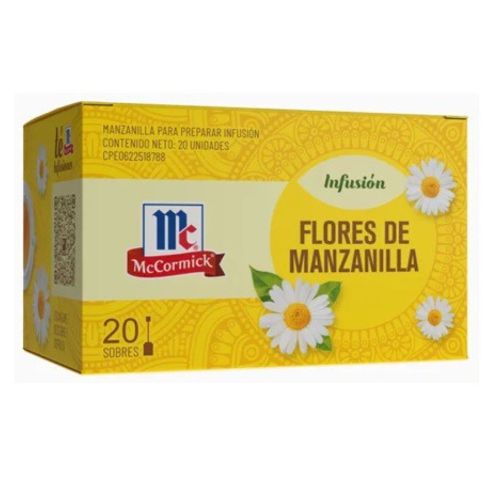 McCormick Infusión De Té Flores De Manzanilla 20 Und