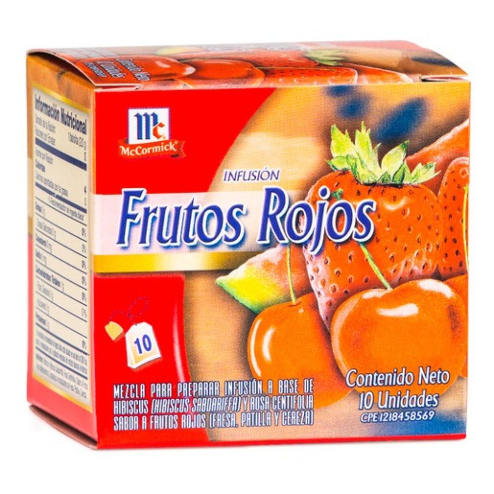 McCormick Infusión De Té Frutos Rojos 10 Und