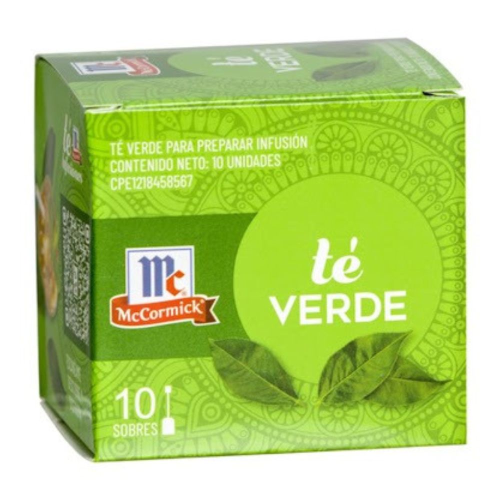 McCormick Infusión De Té Verde 10 Und