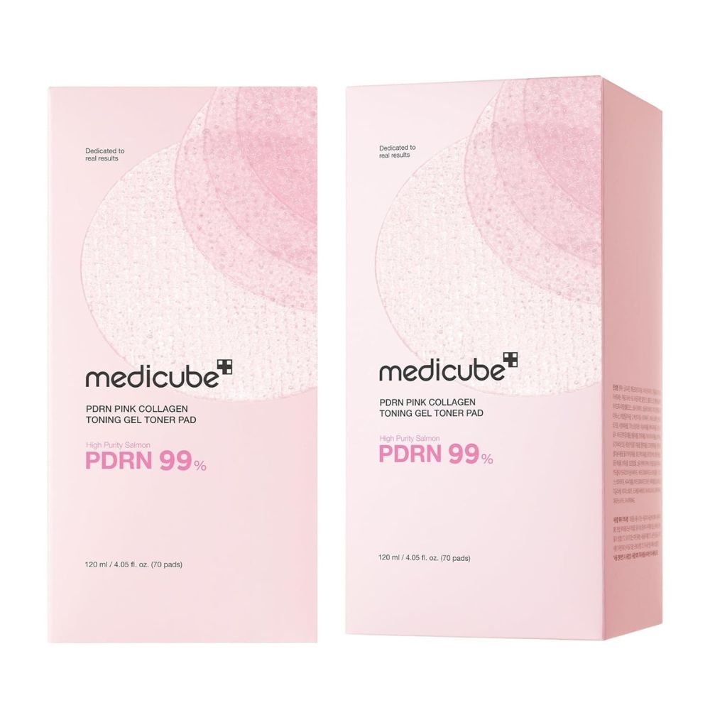 Medicube PDRN Pink Collagen Toning Gel Toner Pad 120ml