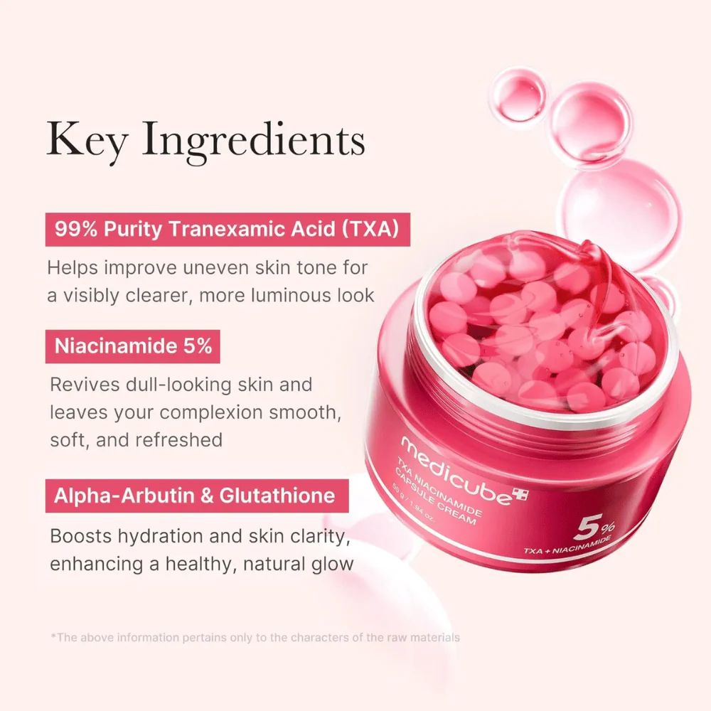 Medicube TXA Niacinamide Capsule Cream 5% 55gr
