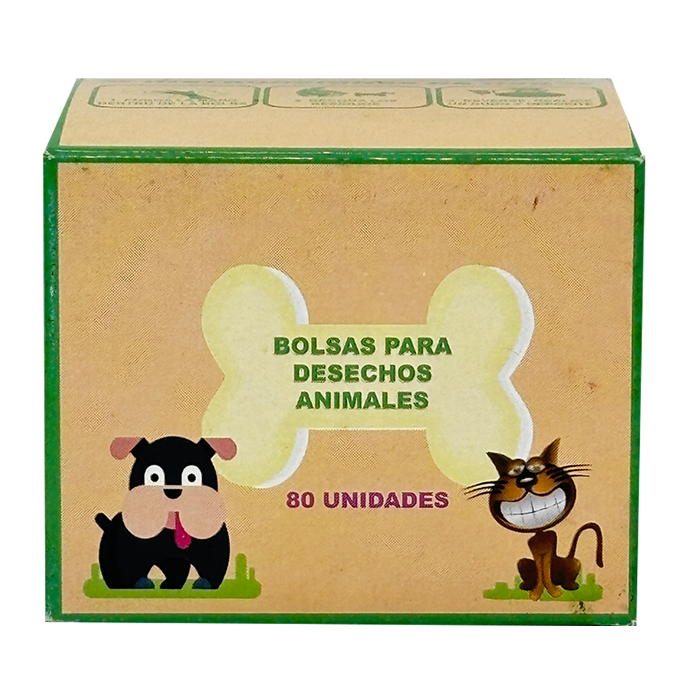Rollo de 20 Bolsas para Desechos de Animales