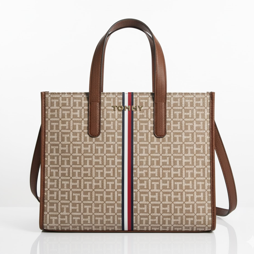 Tommy Hilfiger Cartera Logo Crema