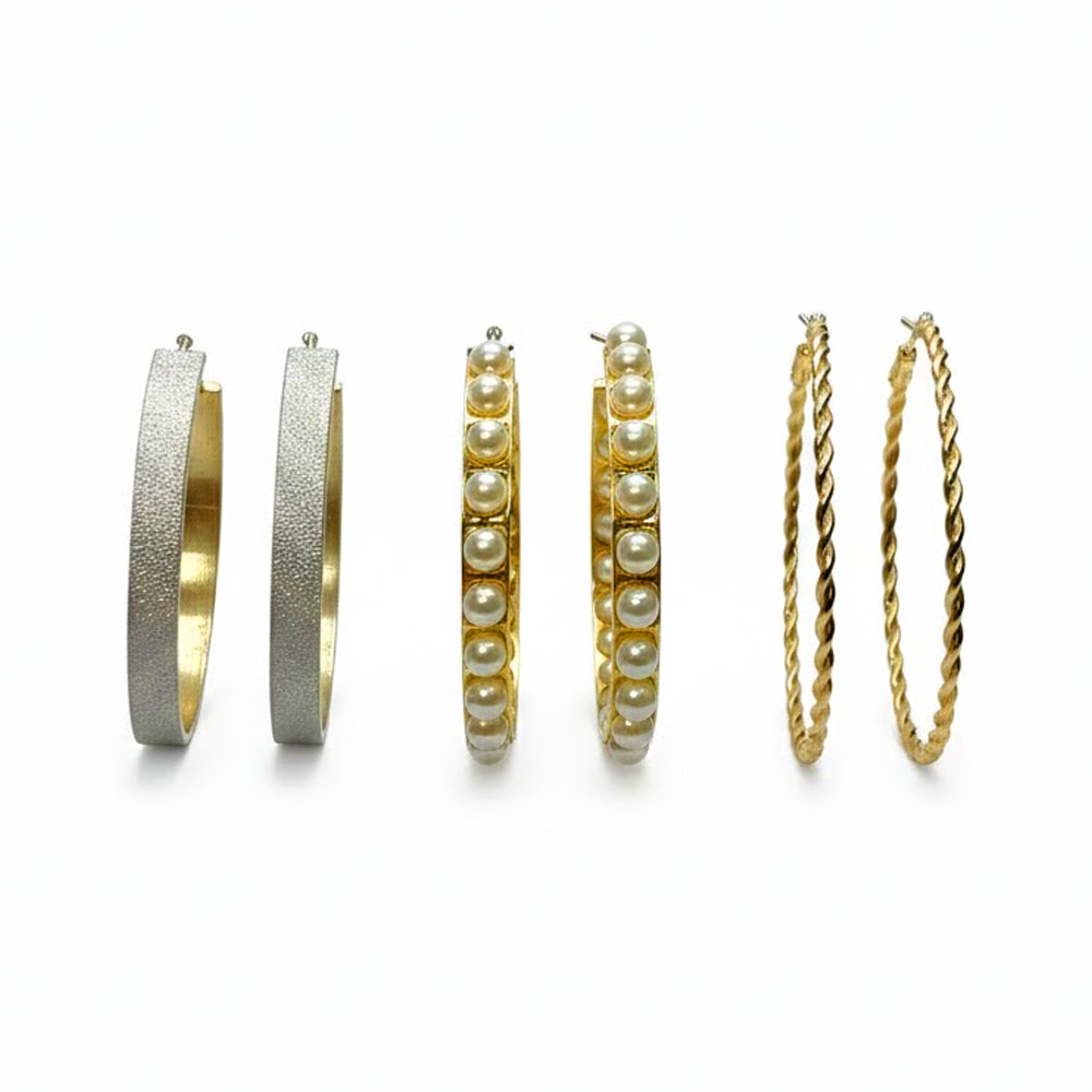 Bebe Set De Aros De Zarcillos 3 Und