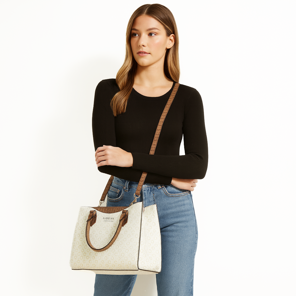 Guess Cartera Hensley White Multi