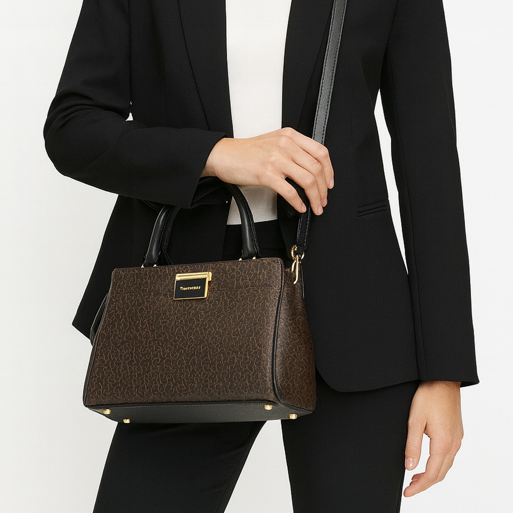 Calvin Klein Cartera Logo Black Brown