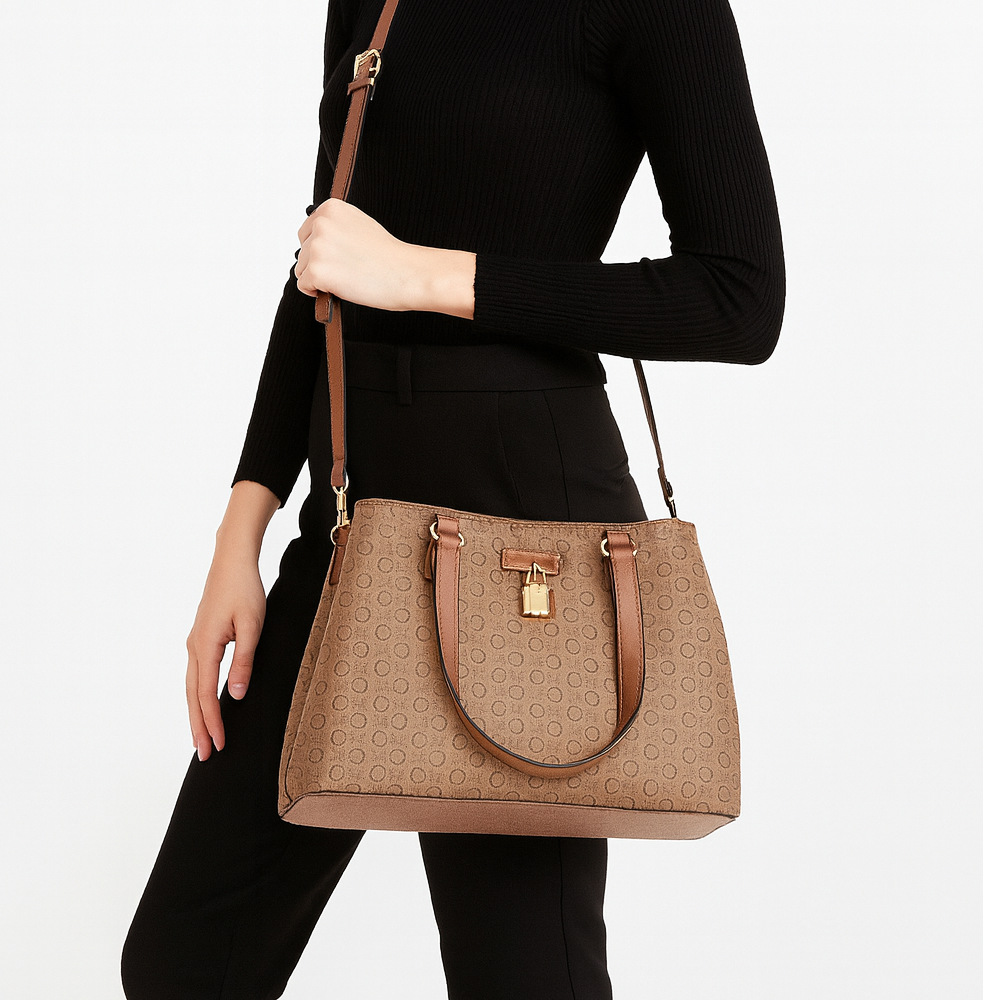 Guess Cartera Clover Creek Mocha