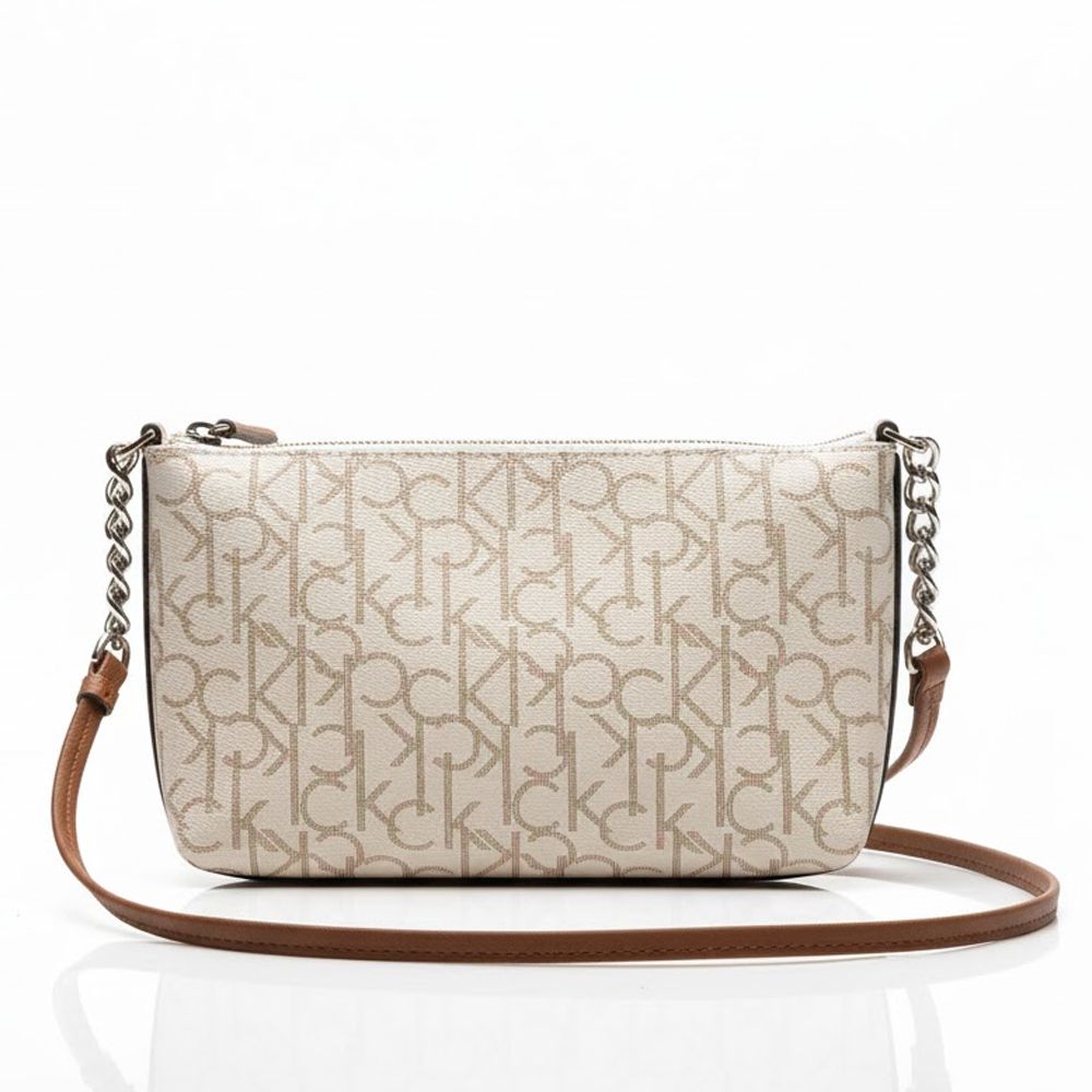 Calvin Klein Cartera Cross Body Vanilla