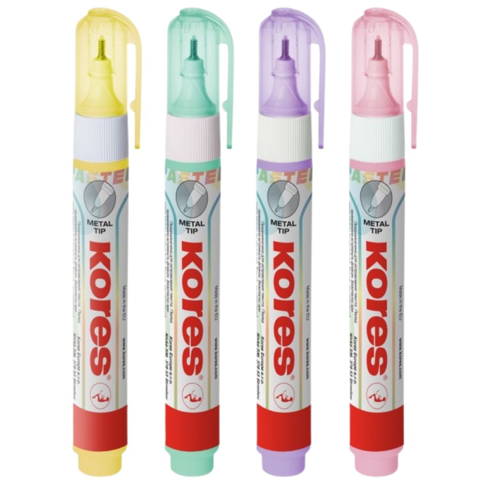 Kores Bolígrafo Corrector Con Punta Metalica Colores Surtidos 1 Und