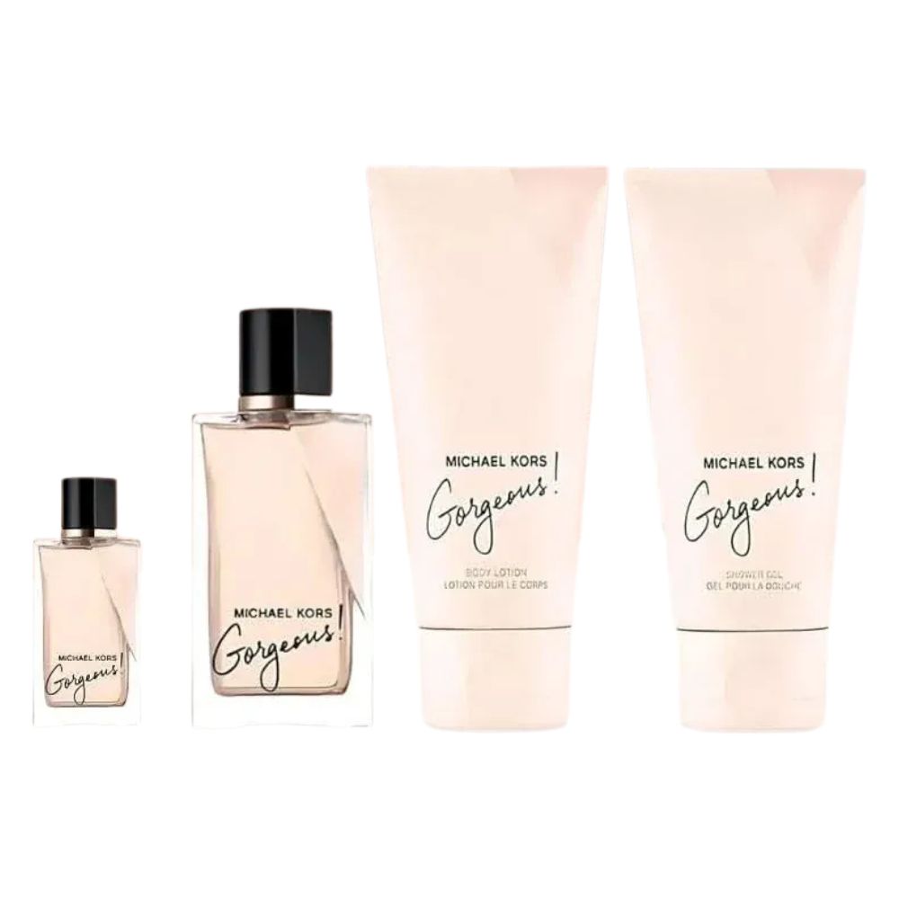 Michael Kors Gorgeous Set De Parfum 100ml + 5ml + Body Lotion 100ml + Shower Gel 100ml For Women