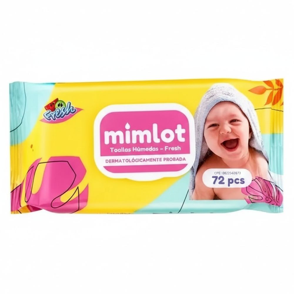 Mimlot Toallas Húmedas Fresh 72 Pcs