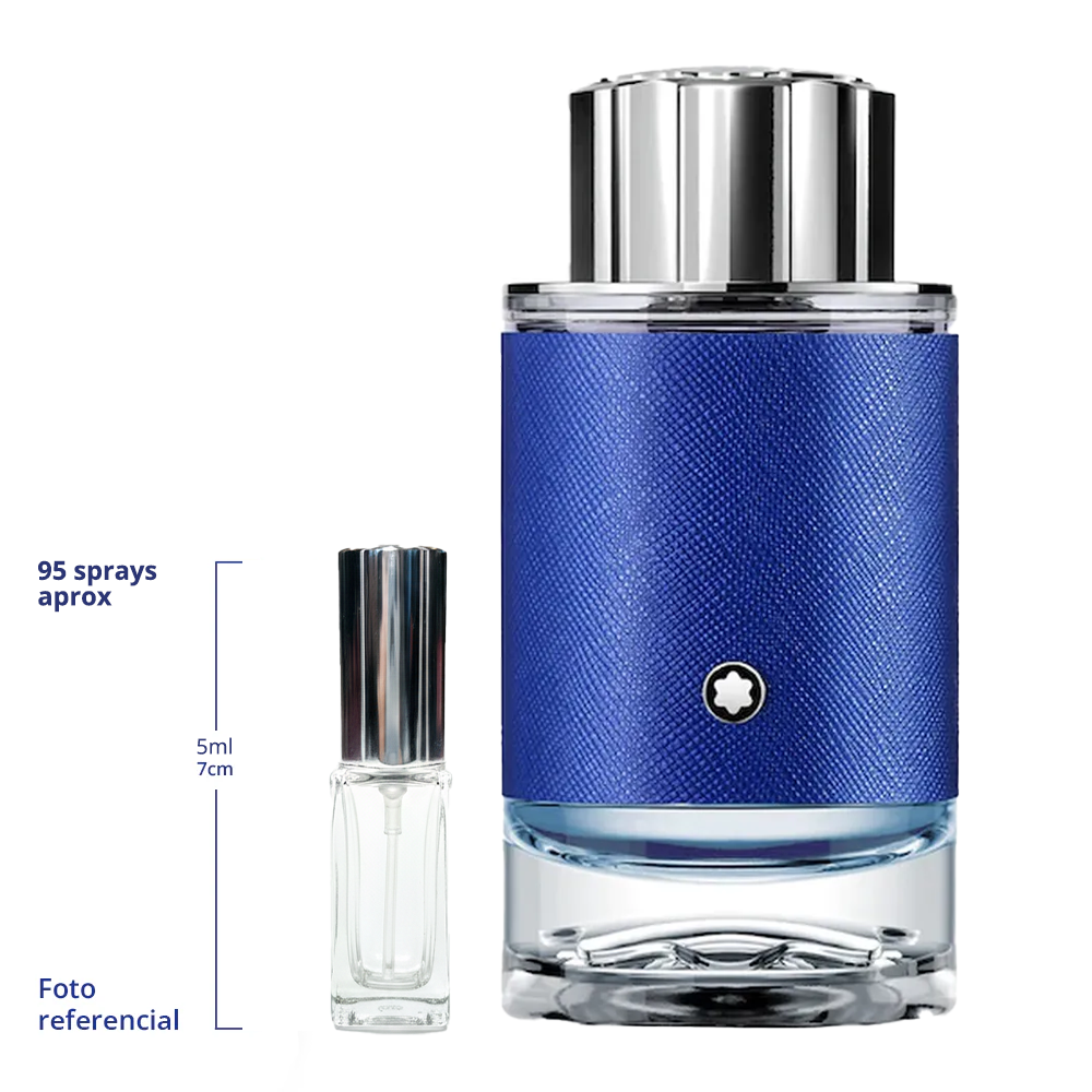 Mont Blanc Explorer Ultra Blue Decant Travel Size 10ml 95 150 Sprays Aprox Eau de Parfum For Men