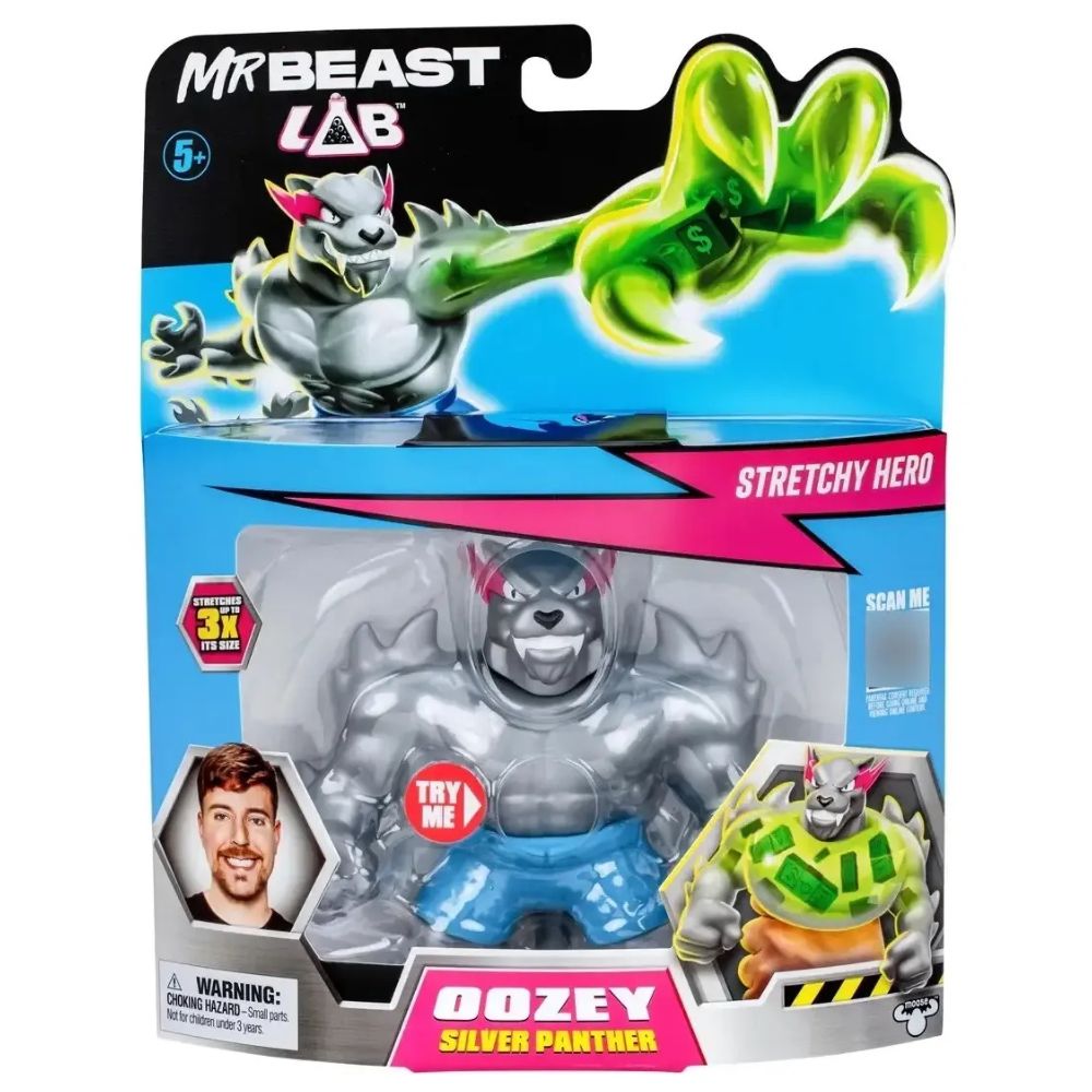 Mr Beast Lab Heroes Elasticos Silver Panther 5+