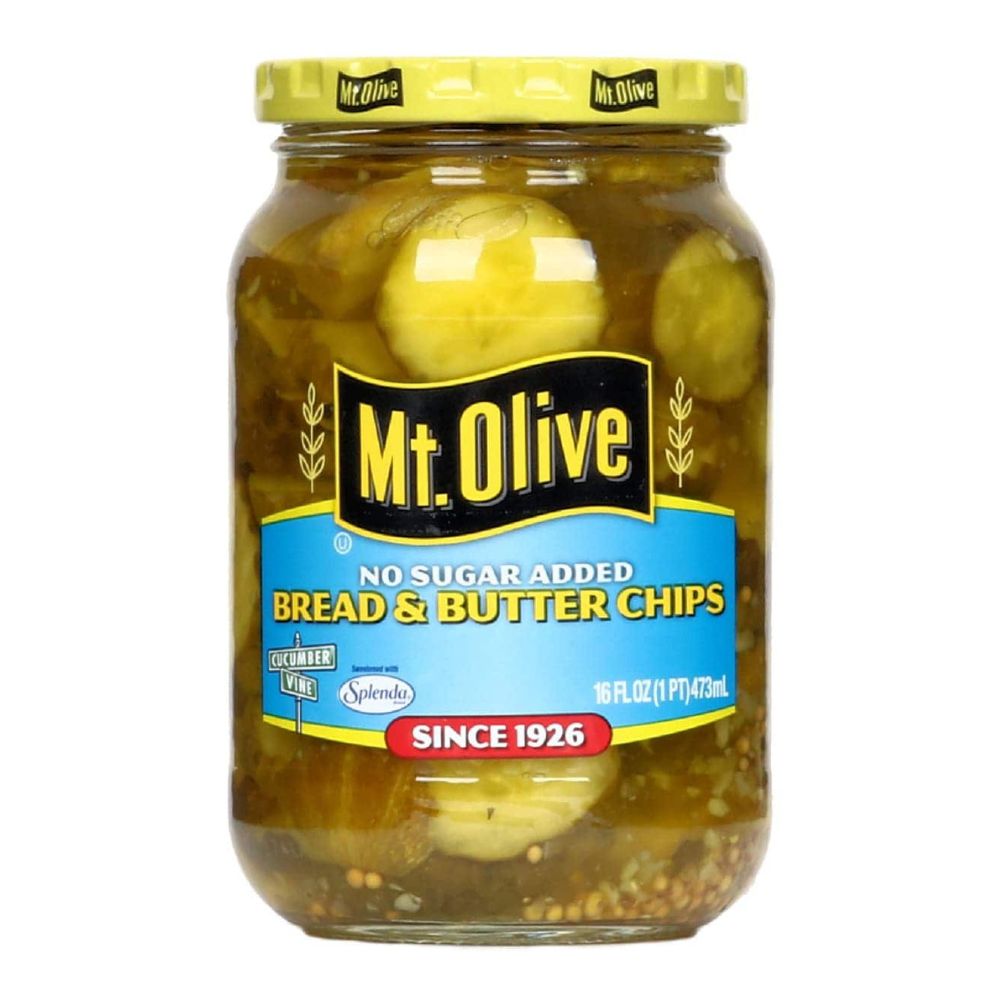 Pepinillos Mt. Olive Bread & Butter Chips 473ml