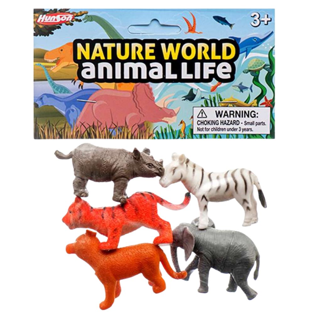 Nature World Animal Life Animales de la Selva 5und