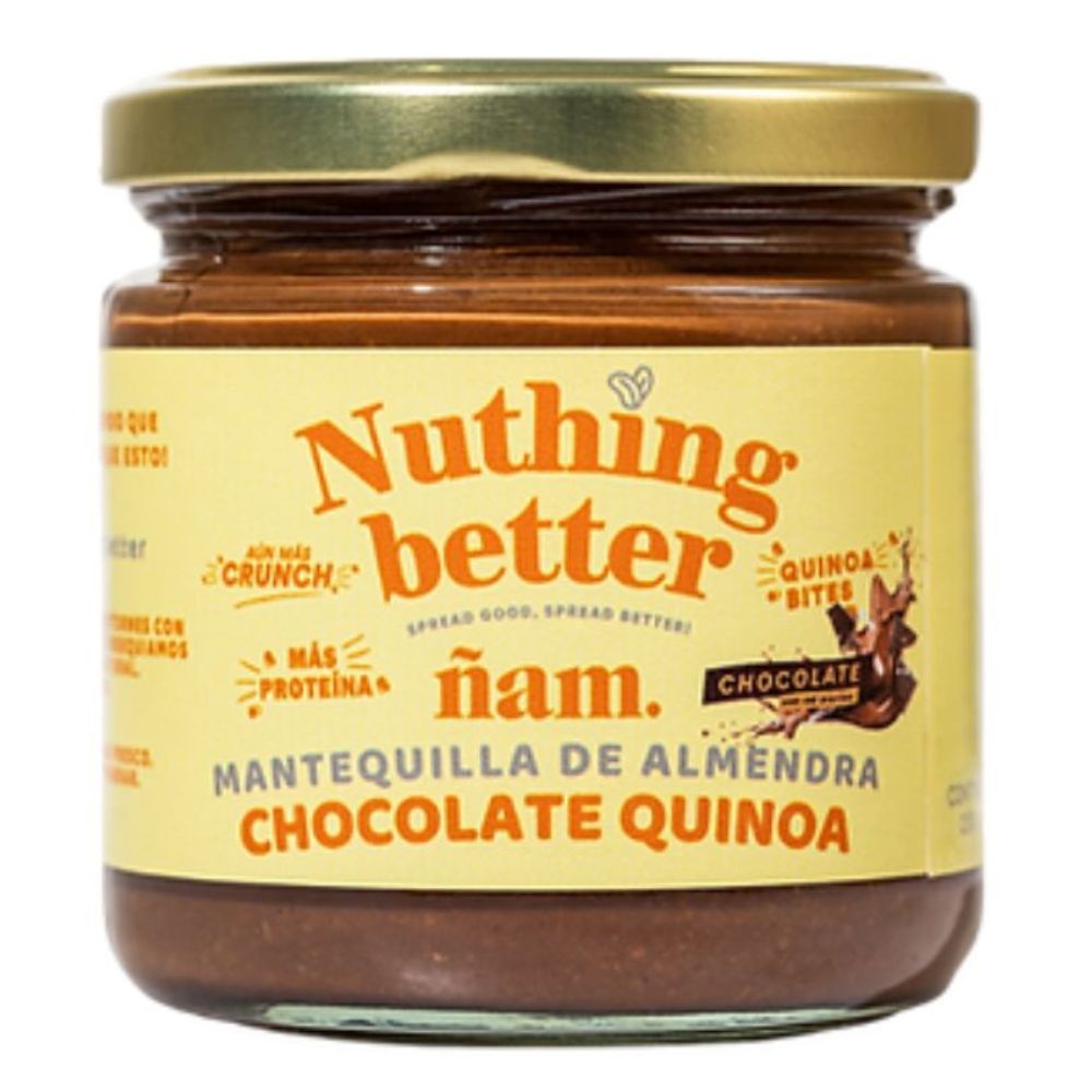 Nuthing Better Mantequilla de Almendra Chocolate Quinoa Ñam 230gr