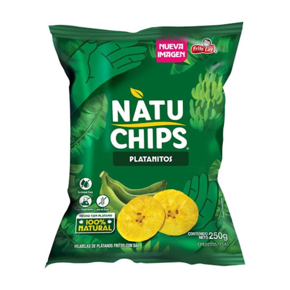 Platanitos Natuchips Extra Grande 250gr