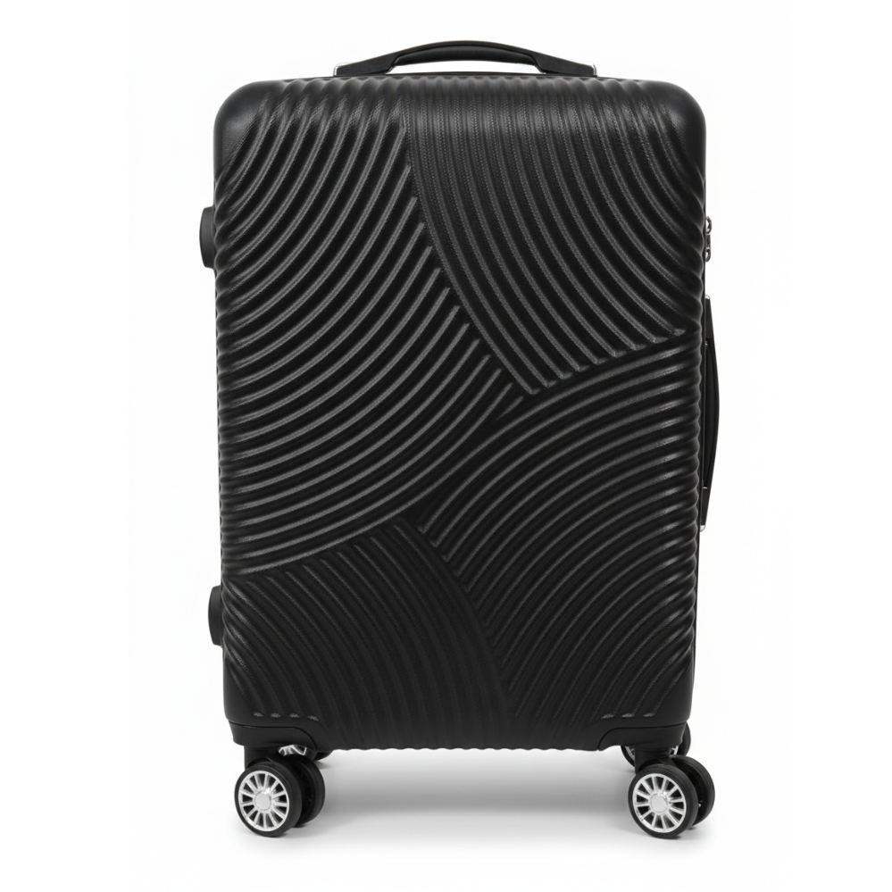 Maleta Dura 24 Pulgadas Small 4 Ruedas Color Negra