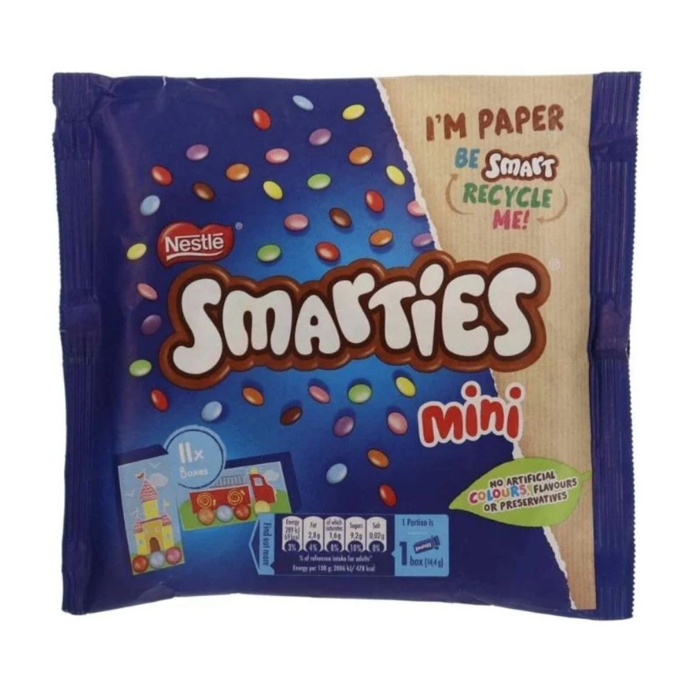 Nestle Mini Chocolates Smarties 158gr 11 Pack