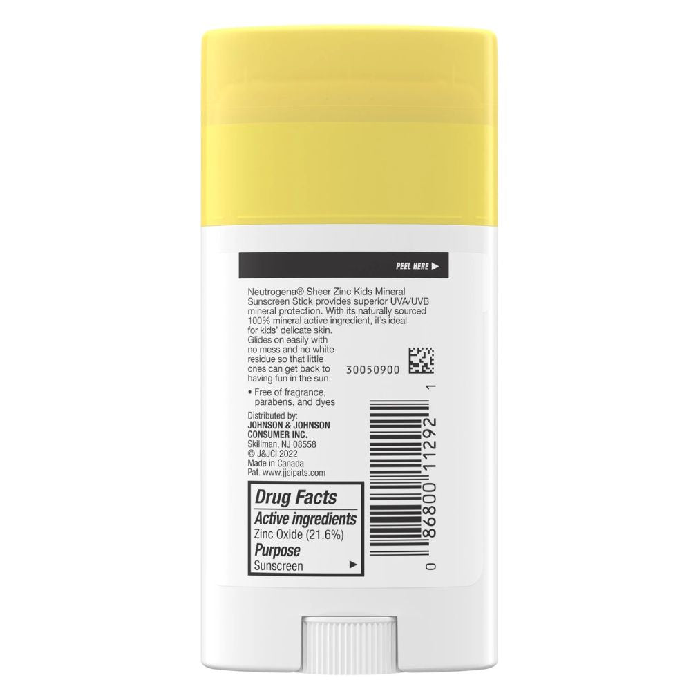 Neutrogena Protector Solar Sheer Zinc Kids Mineral SPF 50 42g