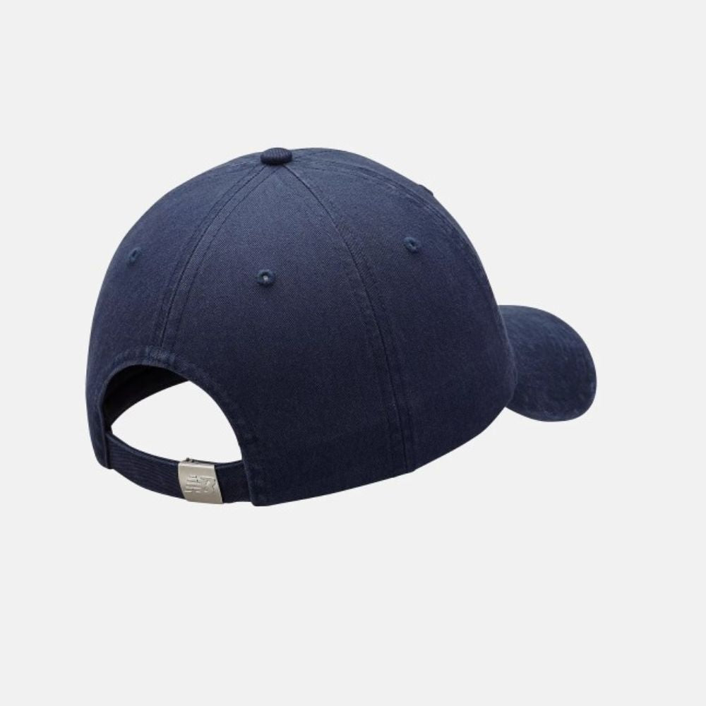 New Balance Gorra 6-Panel Curved Brim NB Classic Azul Oscuro