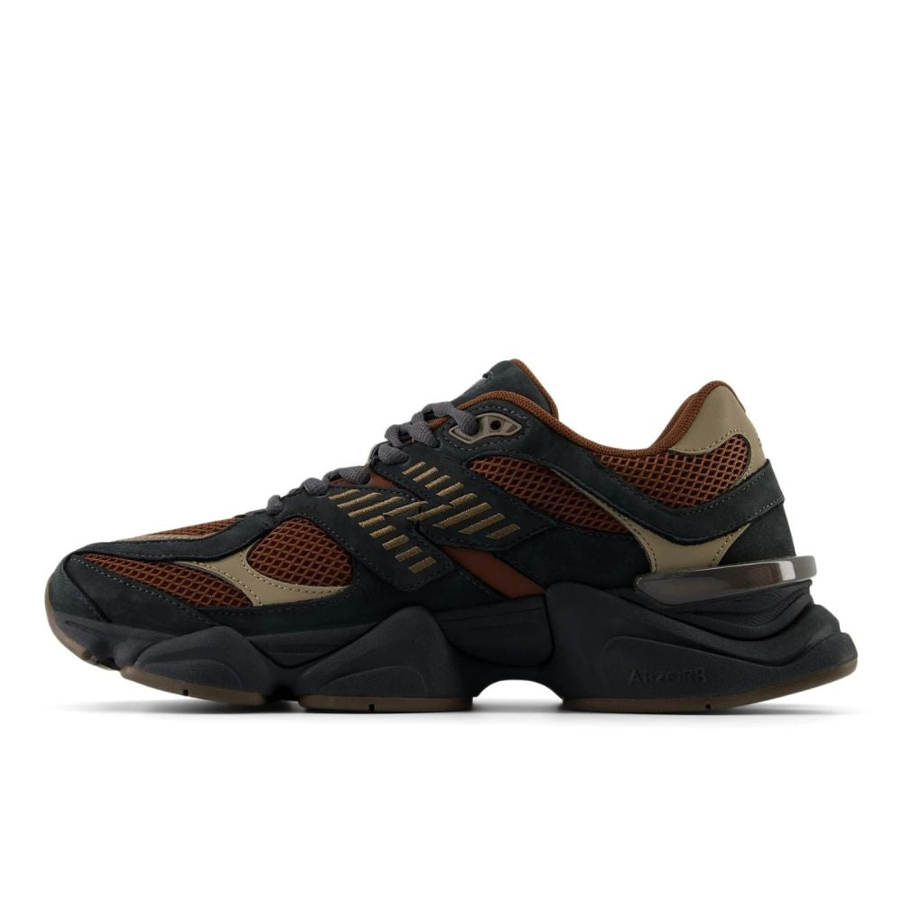 New Balance Lifestyle 9060 Leader In Classics Q4 Negro Y Marrón Zapato Para Caballeros