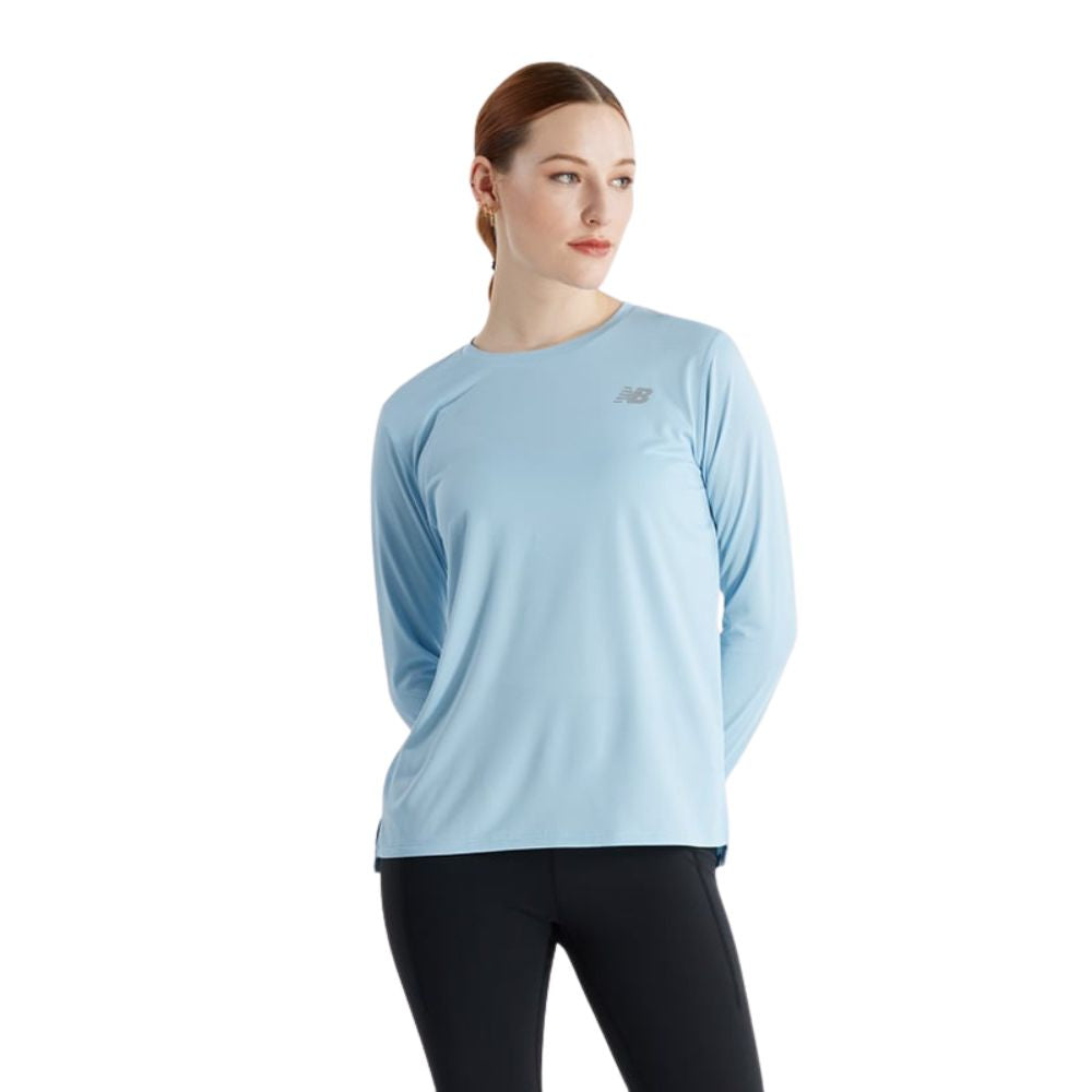 New Balance Manga Larga Sport Essentials Camiseta Para Dama