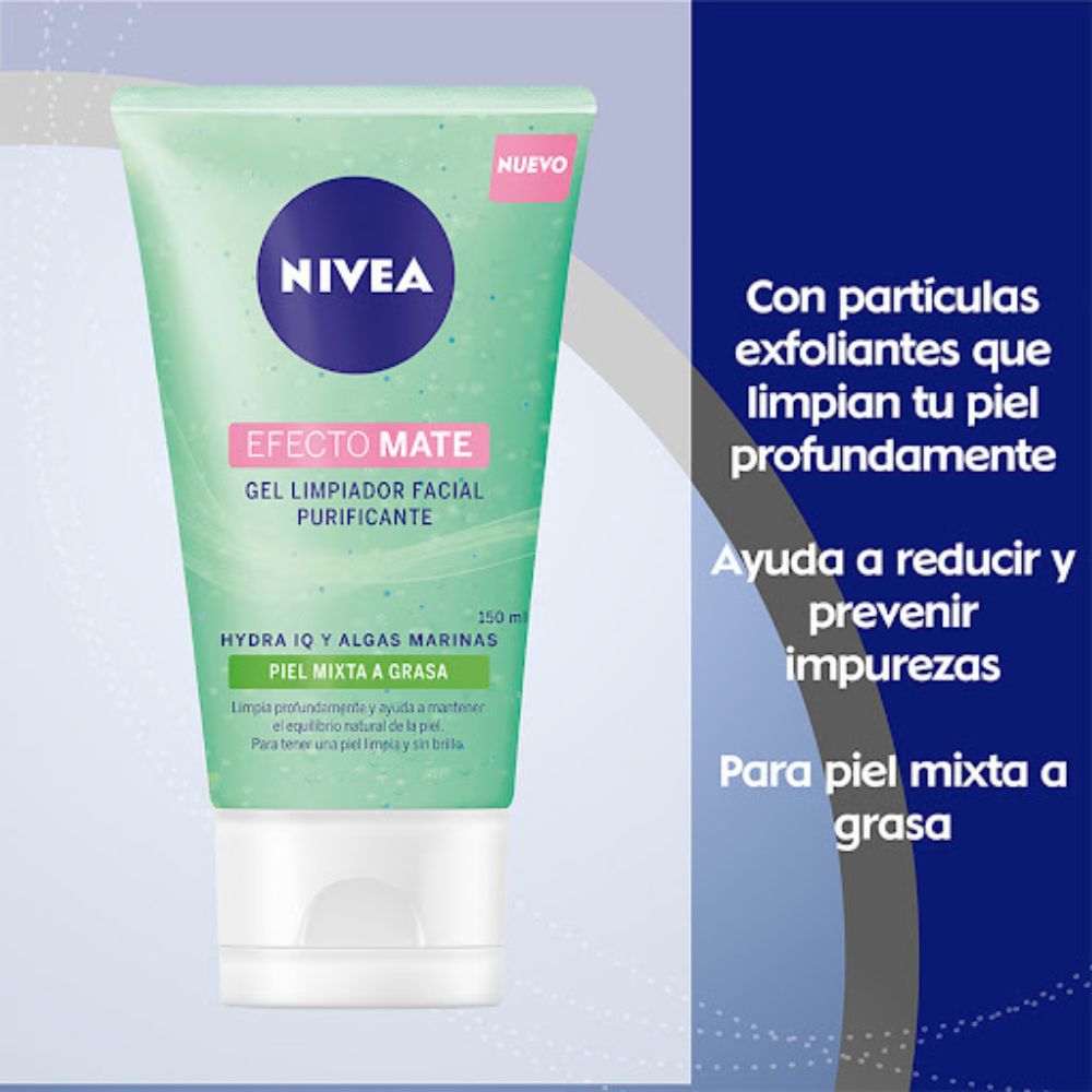 Nivea Gel Limpiador Equilibrante Efecto Mate 150ml