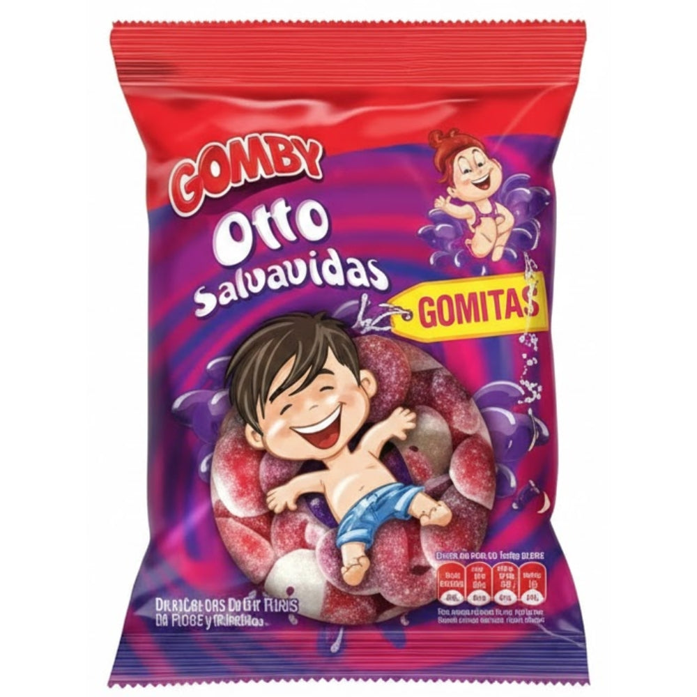 Gomby Gomitas Otto Salvavidas Fresa 100gr
