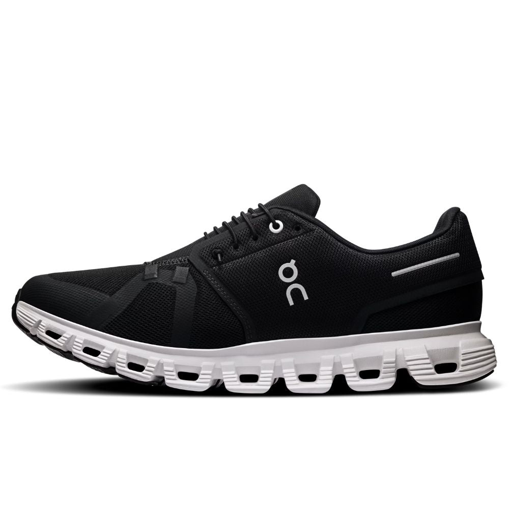 On Running Cloud 6 Black White Zapatos Para Caballeros