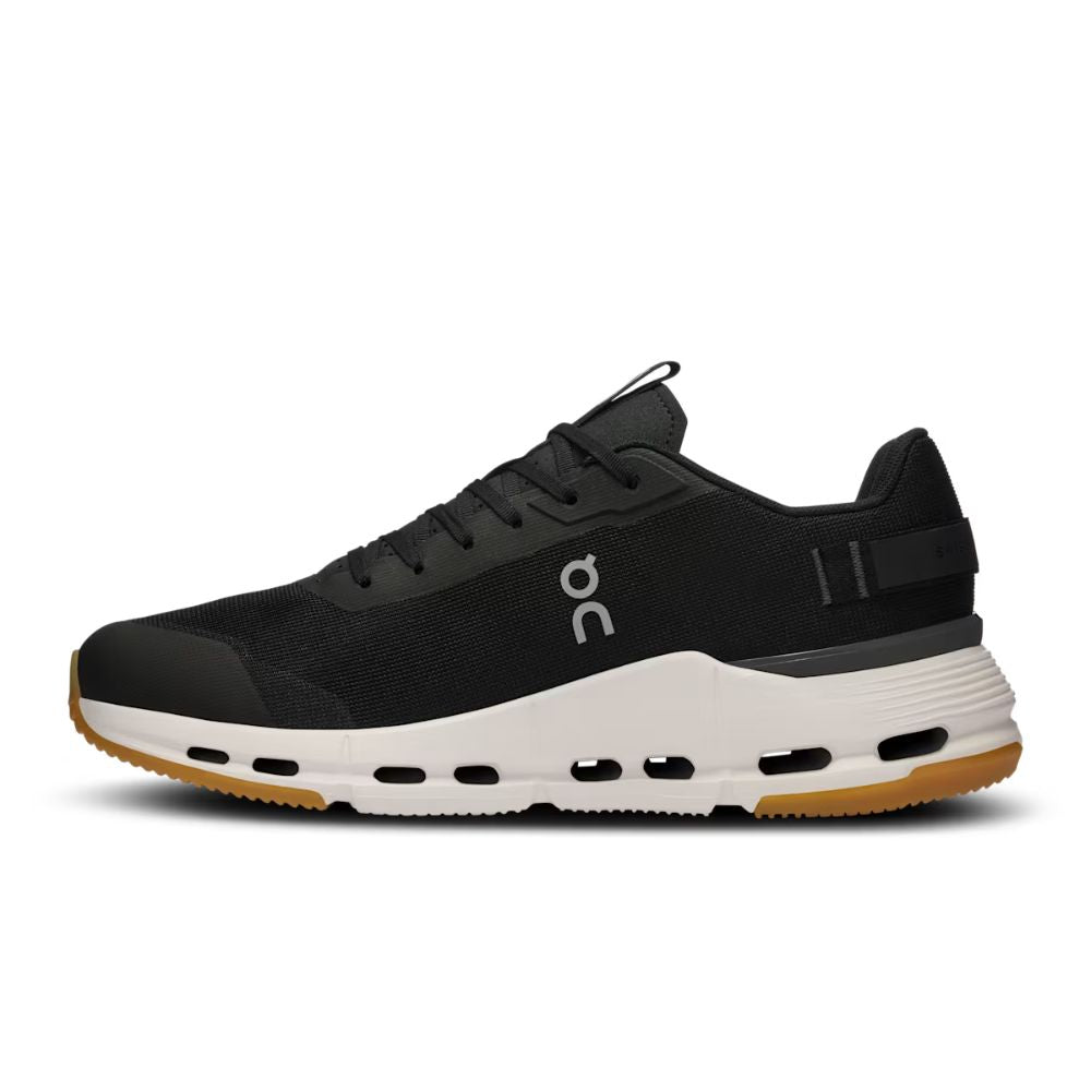 On Running Cloudnova Black Ivory Zapatos Para Caballeros