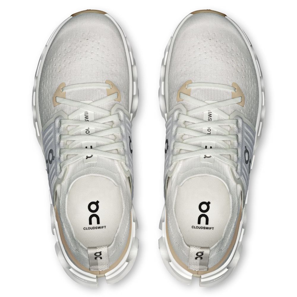 On Running Cloudswift 4 White Cream Zapatos Para Damas