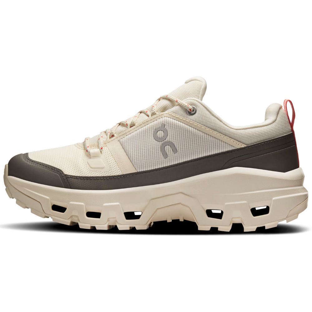 On Zapatos Trail Para Damas Cloudrock Low Waterproof Ivory Ivory
