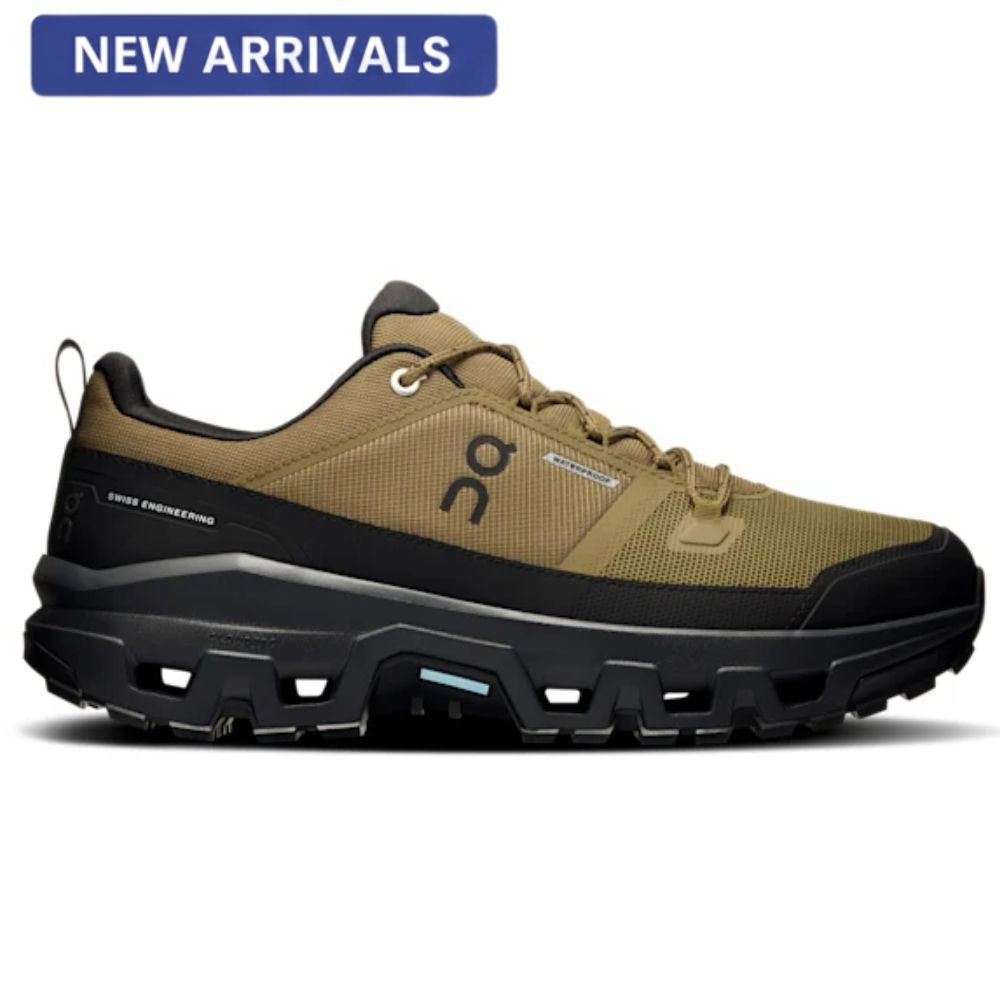 On Zapatos Trail Para Caballeros Cloudrock Low Waterproof Hunter Black