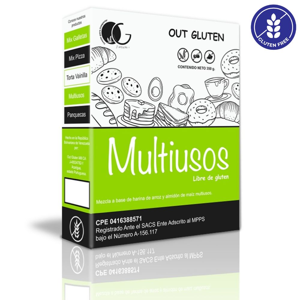 Out Gluten Harina Para Mezcla Multiusos 40gr