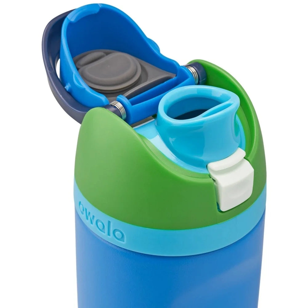 Owala Termo Kids' FreeSip Stainless Steel 16oz Green Machine