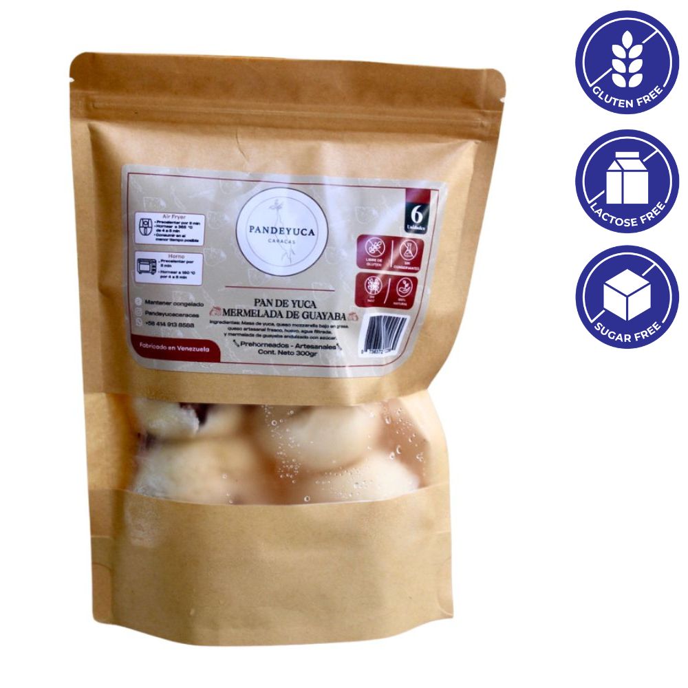 Pan de Yuca De Mermelada De Guayaba 6 Und