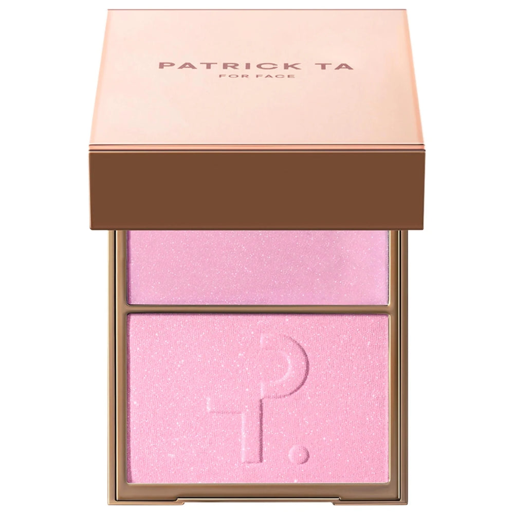 Patrick TA Highlighter Major Glow Creme & Powder Light Reflecting Highlighter Duo Color Baby 10gr