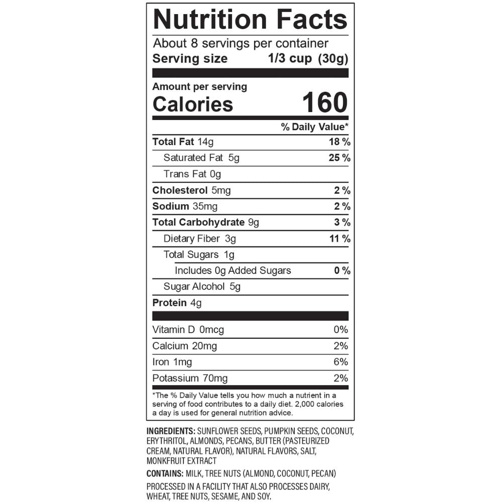 Nutrail Nut Granola Honey Nut Sweet & Crunchy 312gr