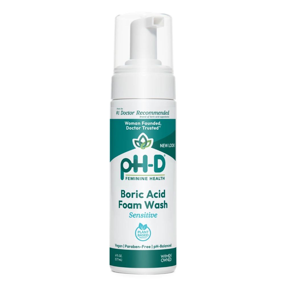 PH-D Feminine Health Boric Acid Foam Wash Sensitive 177ml