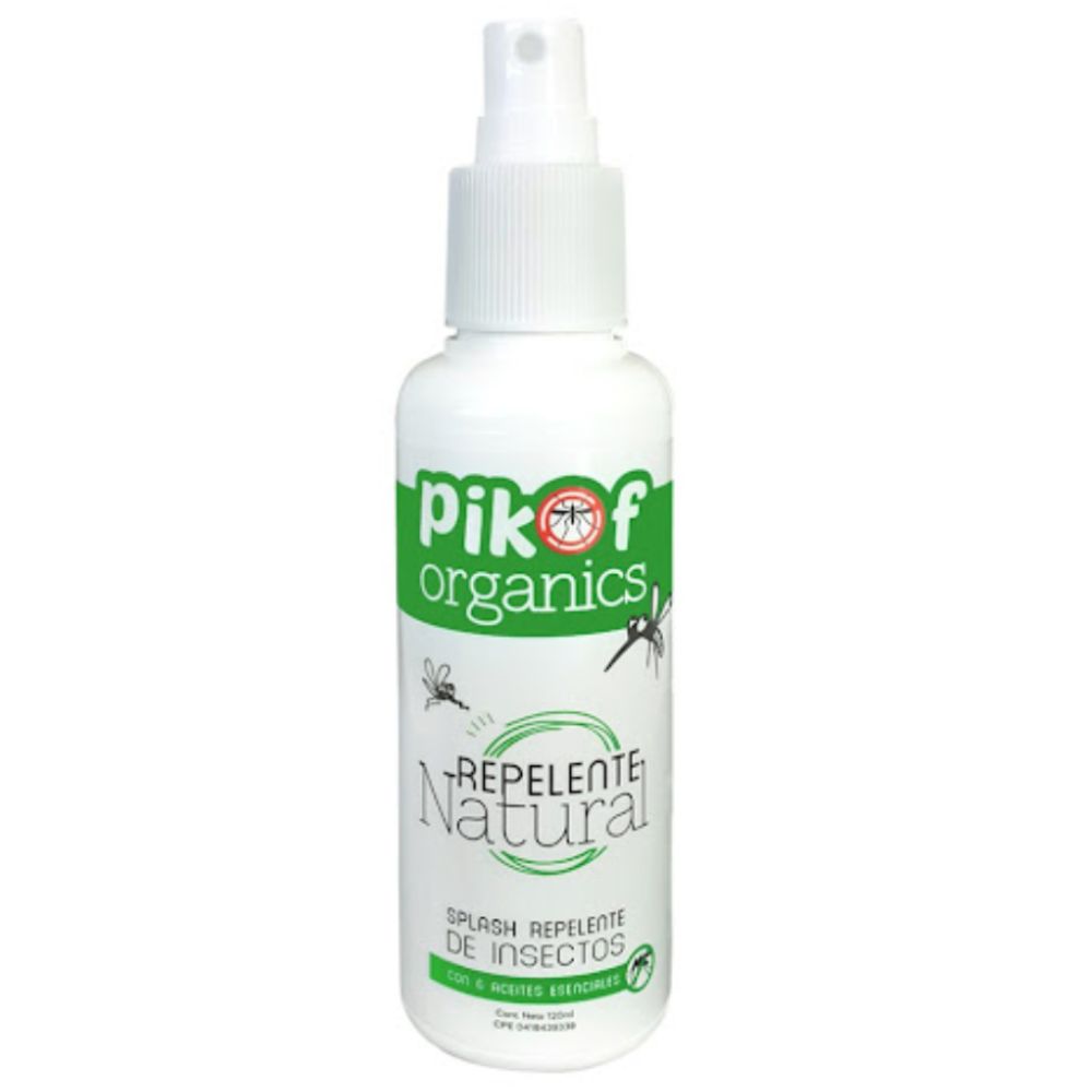 Pikof Repelente Para Mosquitos Organics Splash 120ml