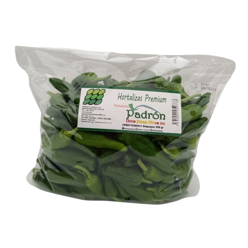 Pimiento Padron 500gr Agricola Tierra Nuestra