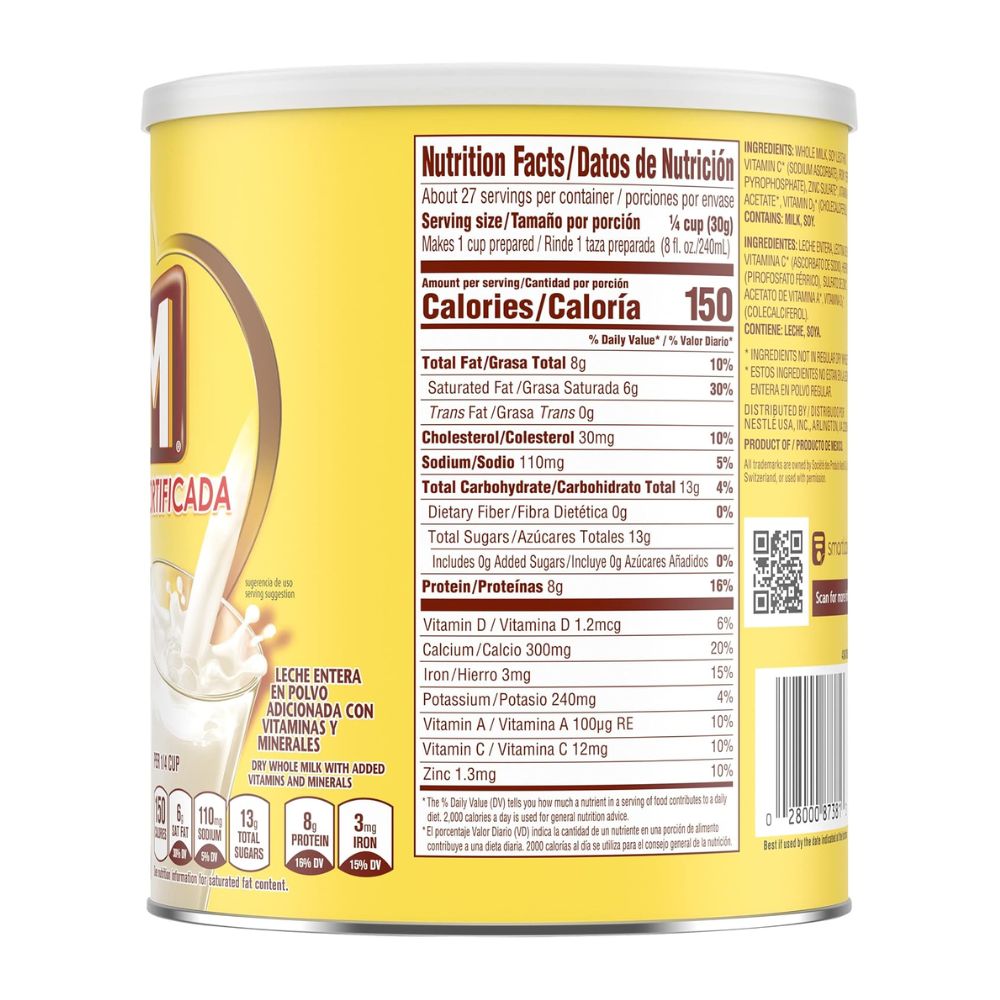 Nestle Leche Klim Fortificada para Niños 1+ 1.6 Kg