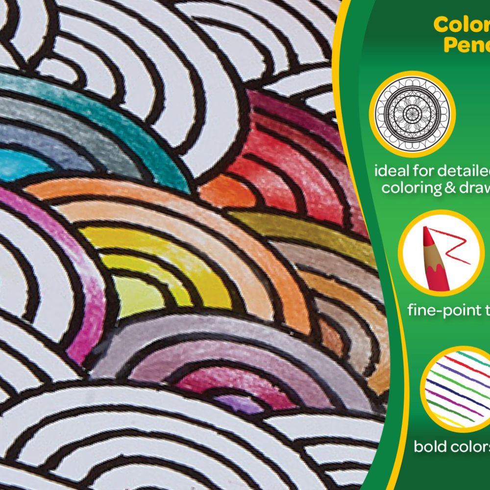 Crayola Long Colored Pencils 100 Und