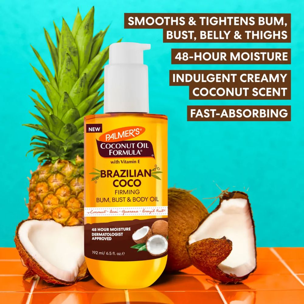 Palmer's Brazilian Coco Firming Bum, Bust & Body Oil 192ml