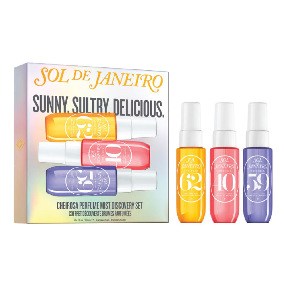 Sol De Janeiro Sunny. Sultry Delicious Cheirosa Perfume Mist Discovery Set 3 Und